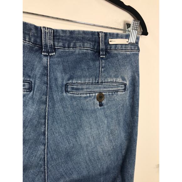 Anthropologie Pilcro Trouser Jeans 26 Blue Capsule Wardrobe Casual Everyday - Picture 10 of 12